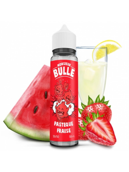 Pastèque Fraise de Monsieur Bulle - Liquideo