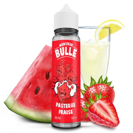 Pastèque Fraise de Monsieur Bulle - Liquideo