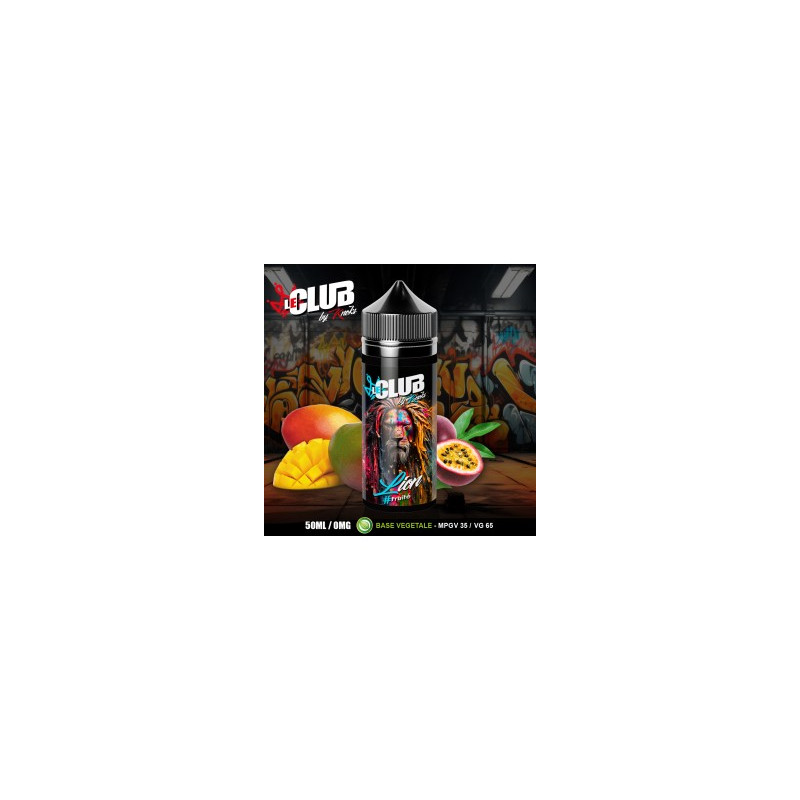 Lion - Fruits du serpent Mangue/Passion 50ml - Le Club By Knoks