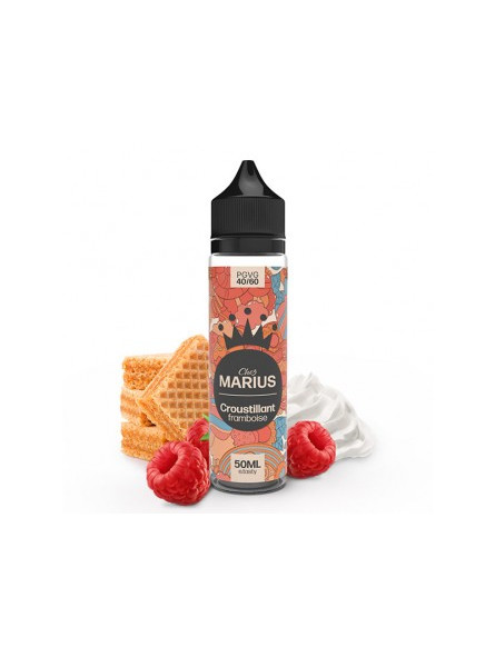 Croustillant Framboise 50ml - Chez Marius