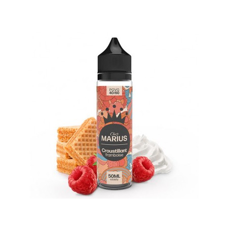 Croustillant Framboise 50ml - Chez Marius