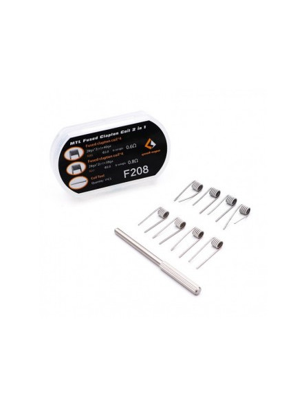 Résistances MTL Fused Clapton Coil 2 in 1 F208