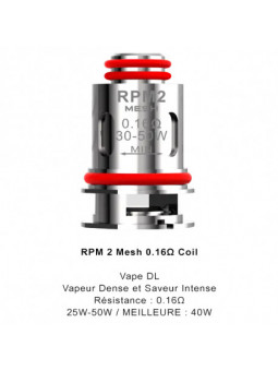 Résistances RPM2/3 (x5) - Smok