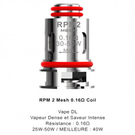 Résistances RPM2/3 (x5) - Smok
